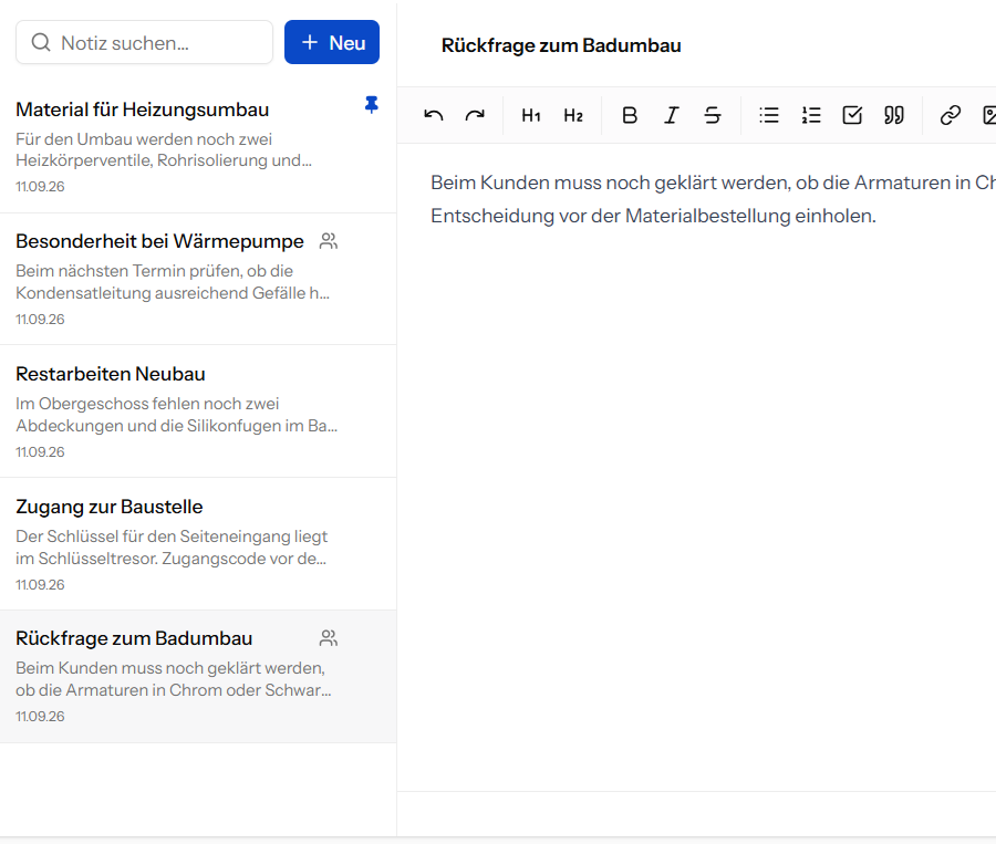 Notizen